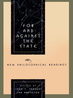 cover image of For and Against the State